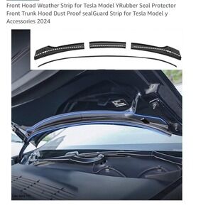 Tesla Model‎ Y Front Hood Weather Seal Protector Dust Proof Strip